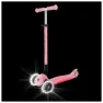Самокат GLOBBER серии ELITE LIGHTS, пастельно-розовый, подсветочные колеса, 50кг, 3+