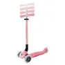 Самокат GLOBBER серии ELITE LIGHTS, пастельно-розовый, подсветочные колеса, 50кг, 3+