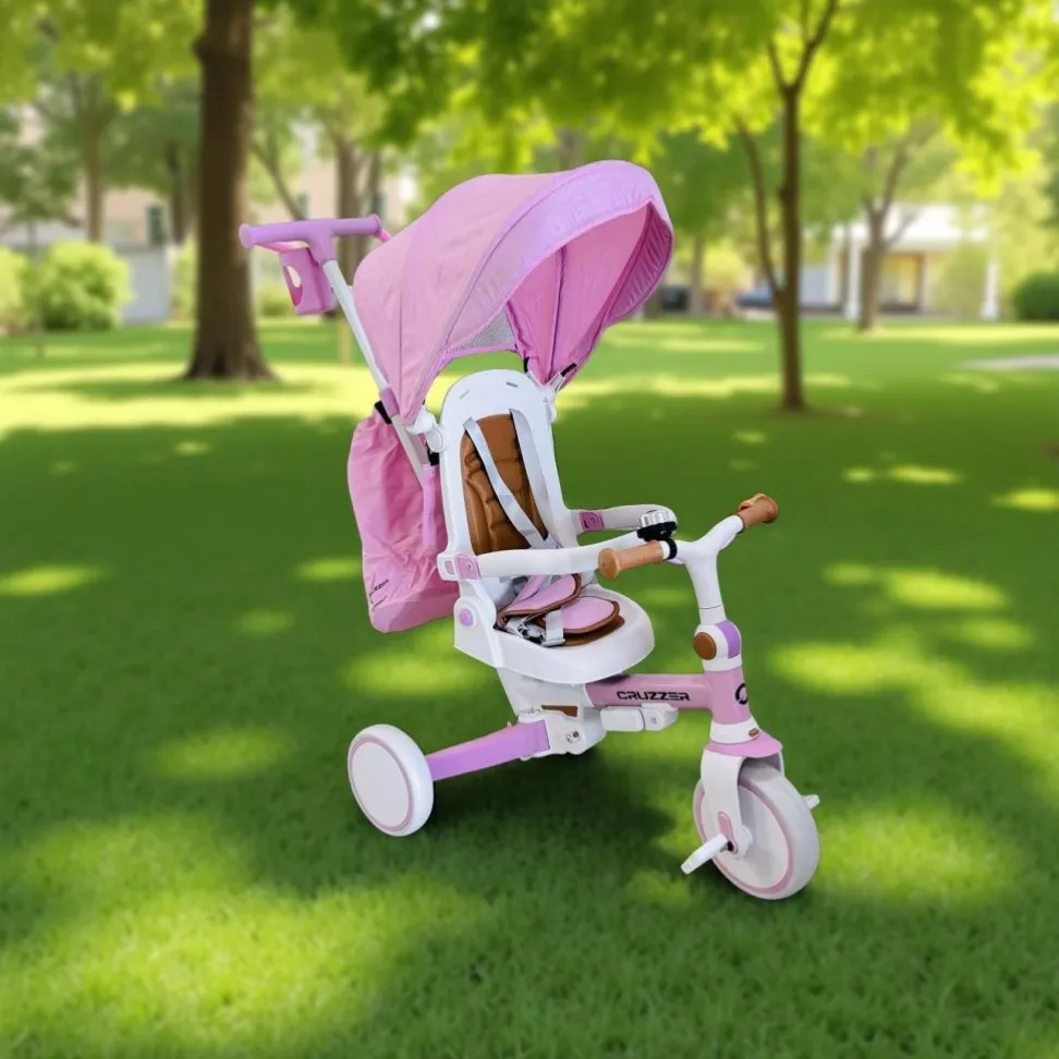 Детский велосипед-трансформер Cruzzer Trike 5s pink