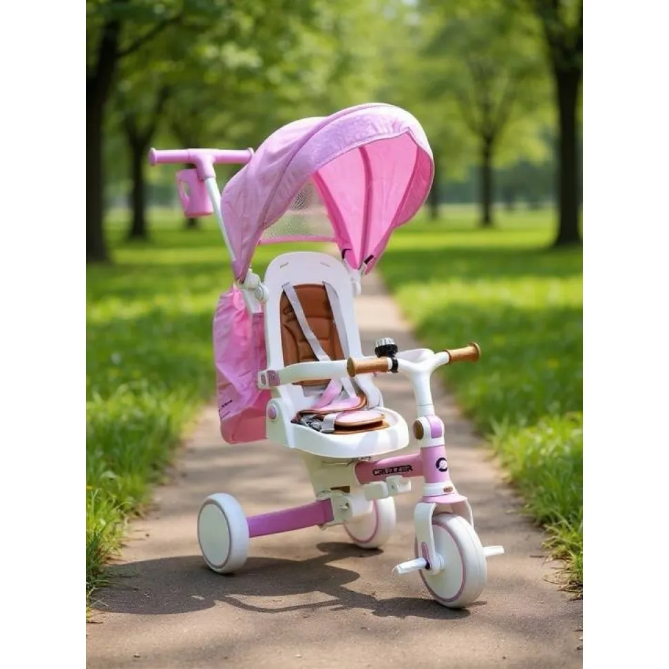 Детский велосипед-трансформер Cruzzer Trike 5s pink