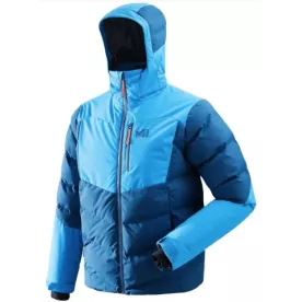 ЗИМНЯЯ УТЕПЛЕНАЯ КУРТКА ПУХОВИК MILLET ROBSON PEAK JKT POSEIDON/ELECTRIC BLUE 2021