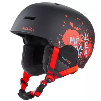 Cairn шлем Darwin Jr black-fire paint 55-56