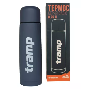 Термос Tramp Basic сірий 0,75 л