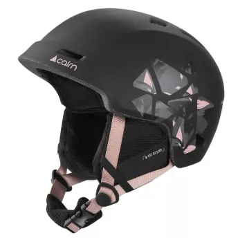 Cairn шлем Meteor black powder-pink leaf 57-58