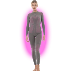 Термобілизна жіноча демісезонна комплект Level COMFORT ADDICT W Grey Pink Сірий