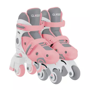 Роликові ковзани для початківця GLOBBER Learning Pink