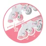 Роликовые коньки для начинающего GLOBBER Learning Pink