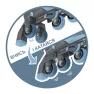 Роликовые коньки детские 2в1 GLOBBER Blue