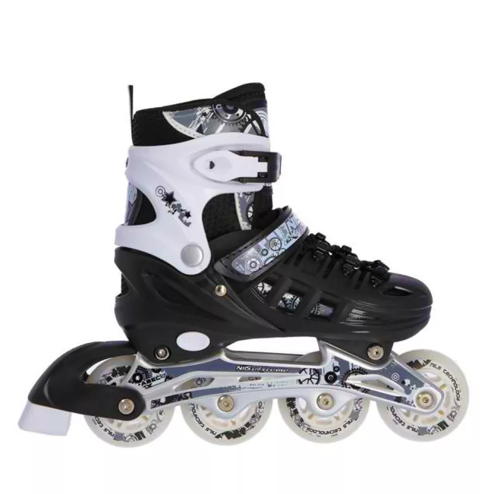 Детские раздвижные ролики Nils Active Black 2024