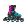 Ролики детские Rollerblade Microblade G pink-emerald-green 2023