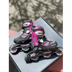 Б/У Детские ролики Rollerblade Spitfire для девочки розовый