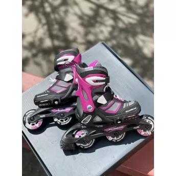 Б/У Дитячі ролики  Rollerblade Spitfire для дівчинки рожевий