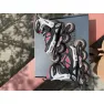 Б/У Детские ролики Rollerblade Spitfire для девочки чорно-розовый
