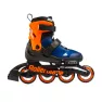 Роликовые коньки Rollerblade Microblade Blue-Orange 2022