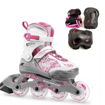 Ролики Rollerblade Thunder G з комплектом захисту 2в1