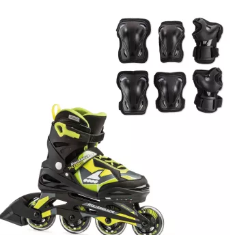 Ролики Rollerblade Thunder з комплектом захисту 2в1