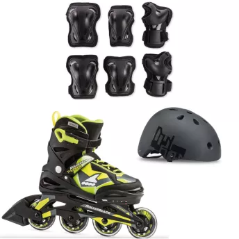 Ролики Rollerblade Thunder з комплектом захисту 3в1