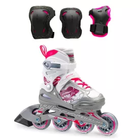 Детские ролики Rollerblade Bladerunner G с комплектом защиты 2в1