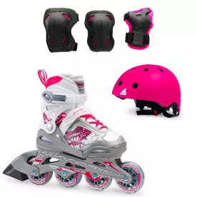 Детские ролики Rollerblade Bladerunner G с комплектом защиты 3в1