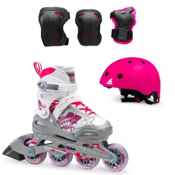Дитячі ролики Rollerblade Bladerunner G з комплектом захисту 3в1