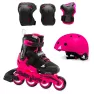 Детские ролики Rollerblade Microblade G 2024 с комплектом защиты 3в1