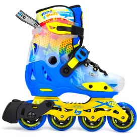 Детские раздвижные ролики Micro Infinite LE Blue-Yellow 2021