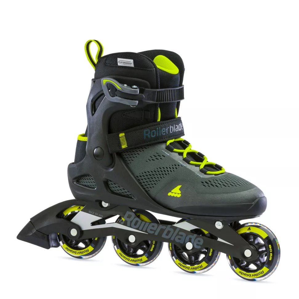 Ролики Rollerblade Macroblade 80 Nero/Lime