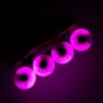 Колеса світяшки Flying Eagle Lazerwheels four-color (1шт) Рожевий