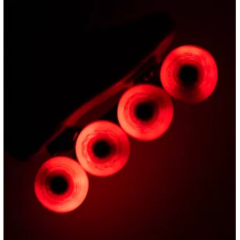 Светящиеся колеса Flying Eagle Lazerwheels four-color (1шт) Красный