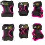 Ролики Розовый неон Rollerblade Microblade 2022 с комплектом защиты 2в1