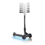 Самокат Globber Ultimum Lights 5+ лет Черный