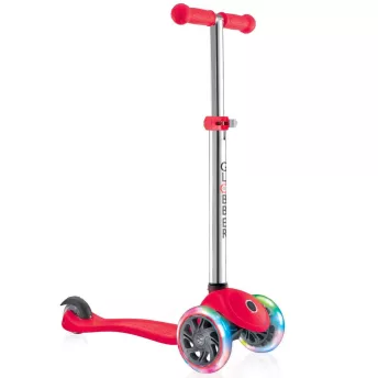 Детский самокат Globber Primo Lights Red (2+ лет)