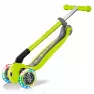 Детский самокат Globber Primo Foldable Lights Green (3+ лет)