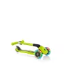 Детский самокат Globber Primo Foldable Lights Green (3+ лет)