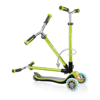 Дитячий самокат Globber Fold Up Lights Elite Prime (4+ рок)