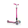 Детский самокат Globber Fold Up Lights Elite Prime (4+ лет) Розовый