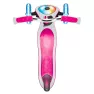 Детский самокат Globber Fold Up Lights Elite Prime (4+ лет) Розовый