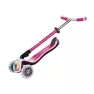 Детский самокат Globber Fold Up Lights Elite Prime (4+ лет) Розовый