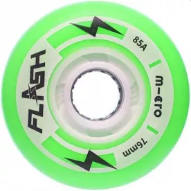 Micro колеса Flash green (зеленый) 4 шт