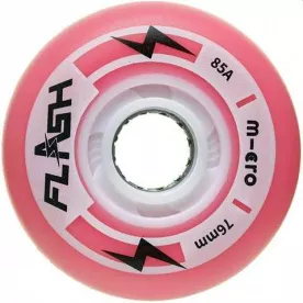 Micro колеса Flash pink (рожевий) 4 шт