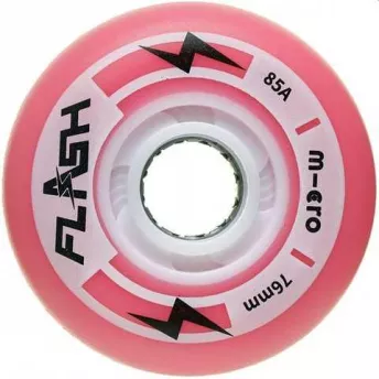 Micro колеса Flash pink (розовый) 4 шт