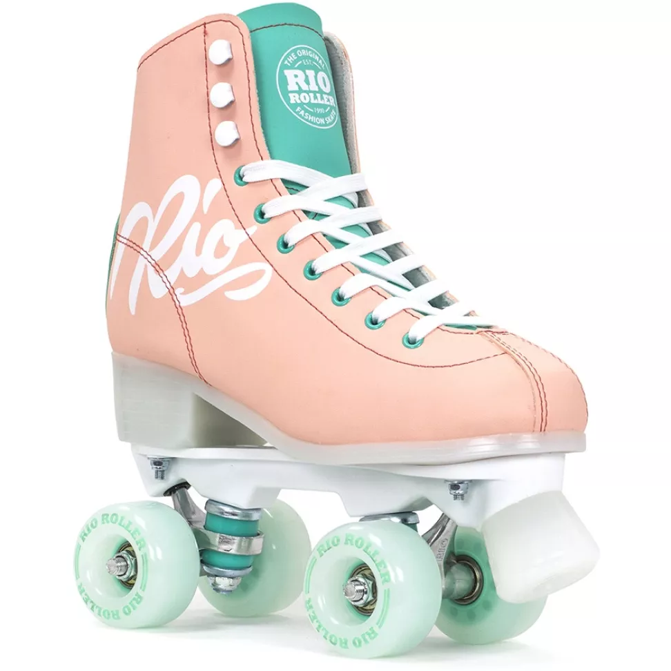 Rio Roller роликовые коньки Script peach-green
