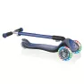 Самокат GLOBBER серии ELITE DELUXE синий, колеса с подсветкой, 50кг, 3+, 3 колеса