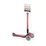 Самокат GLOBBER серии ELITE DELUXE красный, колеса с подсветкой, 50кг, 3+, 3 колеса