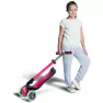 Самокат GLOBBER серии ELITE DELUXE розовый, колеса с подсветкой, 50кг, 3+, 3 колеса