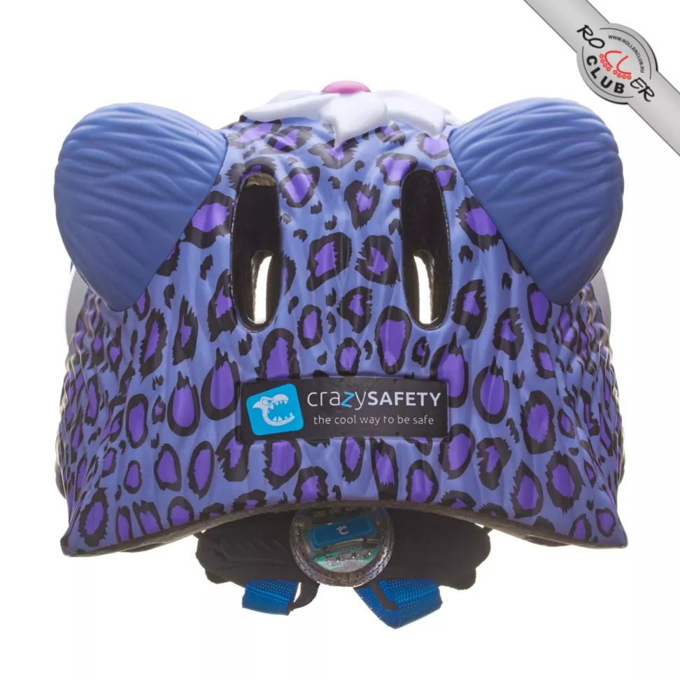 Шолом Crazy Safety Purple Leopard