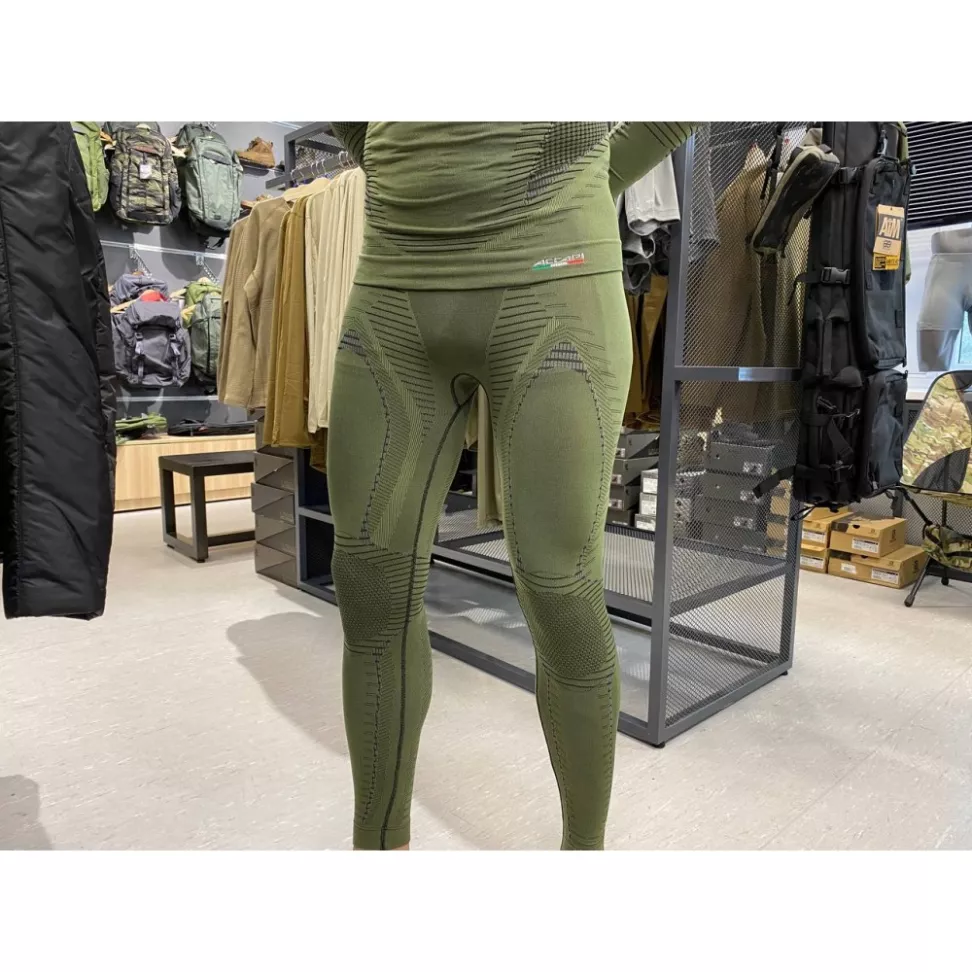 Компрессионные термоштаны мужские Accapi X-Country Military Green