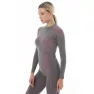 Термобілизна жіноча демісезонна комплект Level COMFORT ADDICT W Grey Pink Сірий