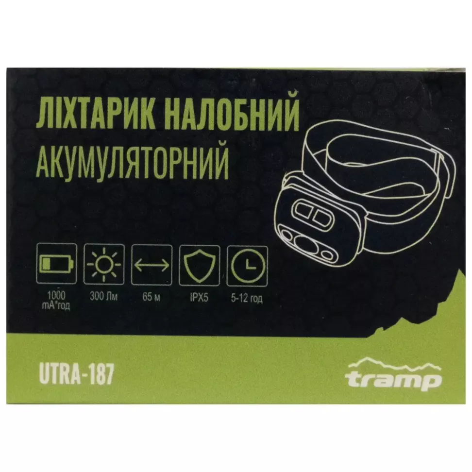 Ліхтар Tramp налобний акумуляторний