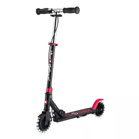 Самокат детский GLOBBER FLOW ELEMENT JUNIOR LIGHTS 2025 Black-Red 3+